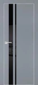 Межкомнатная дверь PX-16  AL кромка с 4-х ст. Серый матовый