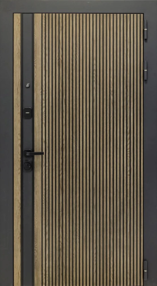 Входная дверь ДвериПРО Rosna ФЛ-677 (10мм, белый матовый) DPRO197998 внешняя сторона