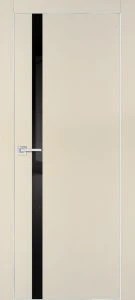 Межкомнатная дверь PX-8  AL кромка с 4-х ст. Бежевый матовый